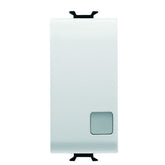 Korus - Illuminated Bipolar Push Button 1 Module White